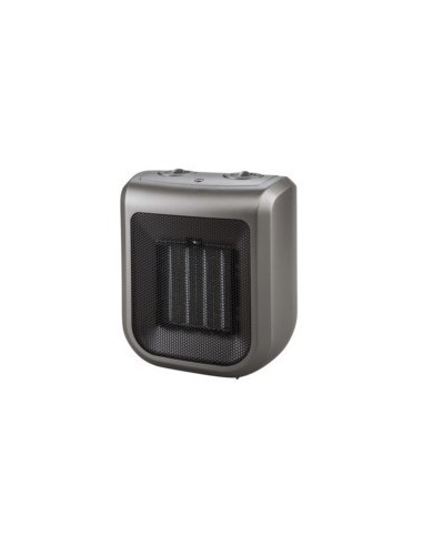 Calefactor eléctrico vertical gris