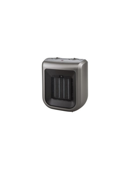 Calefactor eléctrico vertical gris