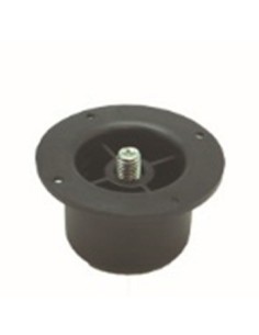Pata mueble redonda abs negro