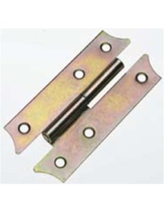 Pernio carpintería remachable bicromatado 94x44mm
