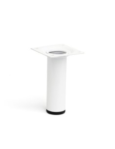 Juego patas muebles redondas Ø30x100 mm acero 4 ud