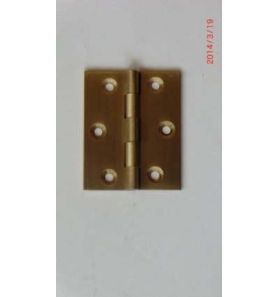 Bisagra mueble ventana sin remate latón