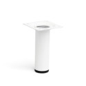 Juego patas muebles redondas Ø30x150 mm acero 4 ud