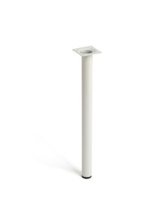 Juego patas muebles redondas Ø30x400 mm acero 4 ud