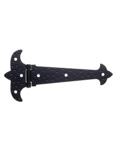 Bisagra pala mueble rústica negra