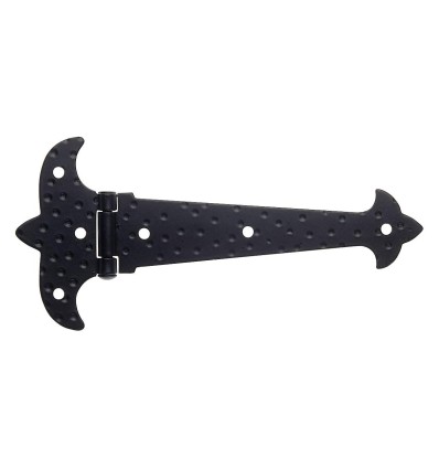 Bisagra pala mueble rústica negra