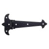 Bisagra pala mueble rústica negra