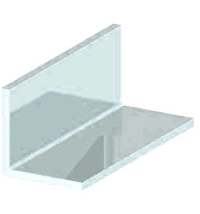 Ángulo perfilería aluminio blancoe 26 m