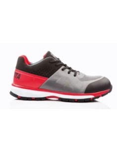 Zapato seguridad negro/rojo RUNNING S1P