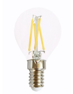 Lámpra LED esférica filamento E14 4w 4000K