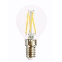 Lámpra LED esférica filamento E14 4w 4000K