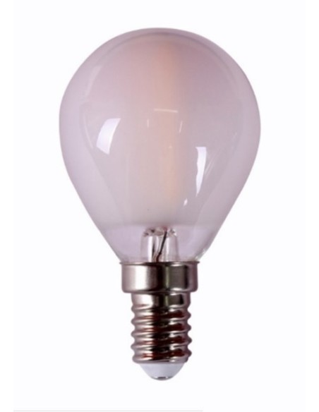 Lámpra LED esférica filamento E14 4w 4000K
