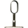 Soporte barra armario central oval 30x15mm