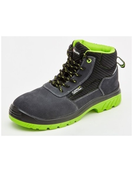 Bota seguridad serraje punta no metal negro SERRAJE S1P