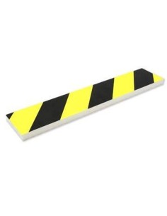 Protector antigolpes adhesivo polietileno negro/amarillo