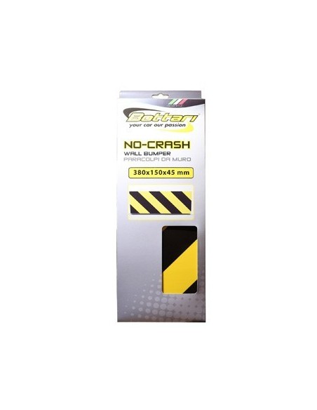 Protector antigolpes adhesivo polietileno negro/amarillo