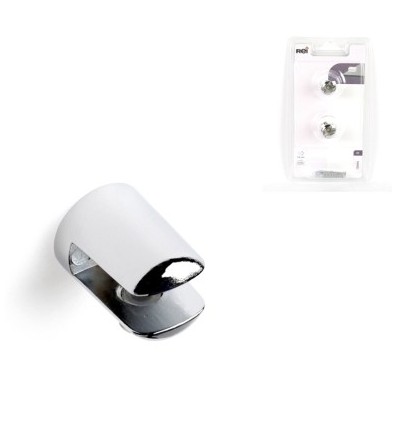 Porta estante clip fijo 3-6 mm 2 ud