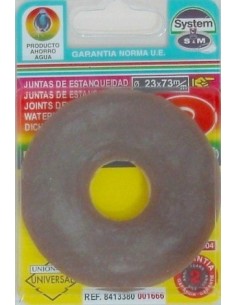 JUNTA INODORO PLANA DESCARGA CISTERNA GOMA S&M