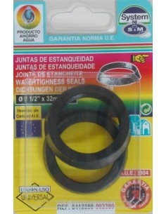 JUNTA FONTAN CON 1"1/2X32 ESTANQUIEDAD GOMA S&M 2 PZ