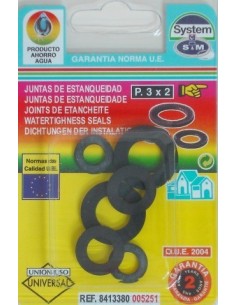 JUNTA FONTAN PLANA 6PZ SURTIDO S&M 6 PZ