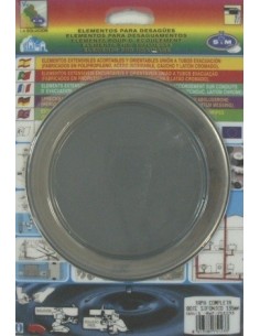 TAPA BOTE SIFONICO EMBELL.INOX COMPLETA IN. S&M