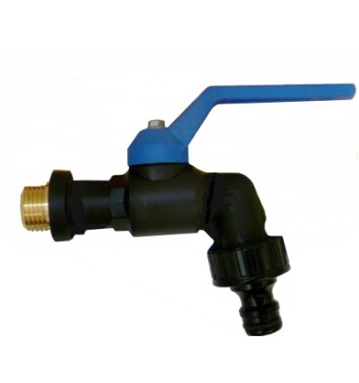 GRIFO ESFERA 1/2" TOMA AUTOMATICA ANTIHIELO PL NE S&M