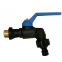 GRIFO ESFERA 1/2" TOMA AUTOMATICA ANTIHIELO PL NE S&M