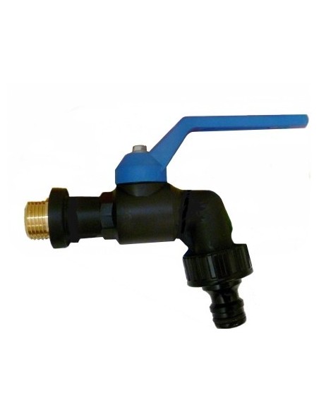 GRIFO ESFERA 3/4" TOMA AUTOMATICA ANTIHIELO PL NE S&M