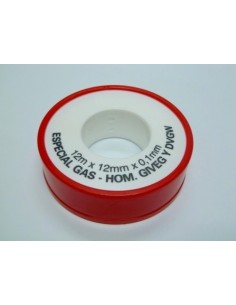 TEFLON FONTAN AL.DENS. 12MMX0.1MMX12MT PARA GAS BL S&M