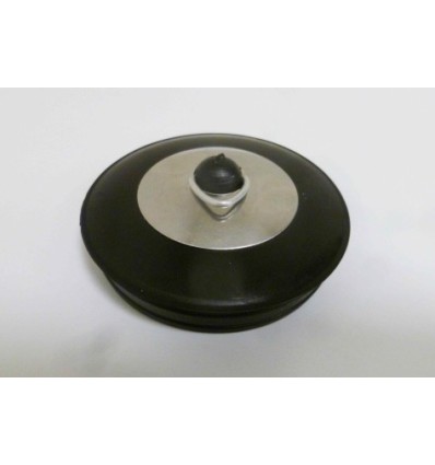 TAPON FREGAD TIPO TEKA 55,5MM GOMA NEG/INOX S&M