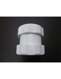 ENLACE TUBO LISO 40MM PP BL S&M