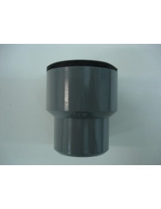 MANGUITO EVAC A TUBO METALICO 40MM-28/35MM PVC GR S&M