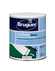 PINTURA PLAST MATE 750 ML BL INT. CICLON BRUGUER
