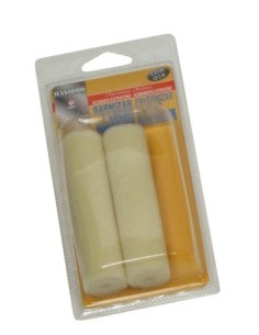 RODILLO PINT MINI 2 PZ 11 CM VELOUR RECAMBIO RULO PLUMA