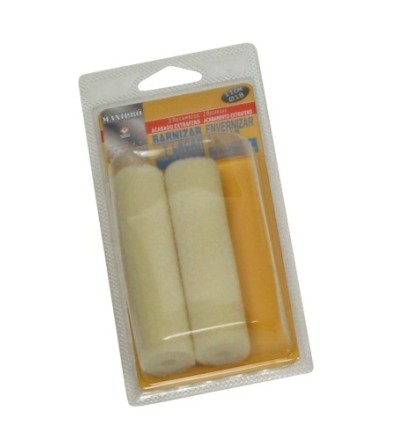 RODILLO PINT MINI 2 PZ 11 CM VELOUR RECAMBIO RULO PLUMA