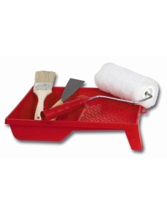 CUBETA PINTOR PINT.PLAS 4 PZ RODILLO+PALETINA+ESPATULA RULO