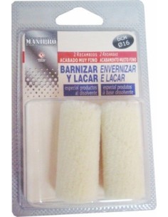 RODILLO PINT MINI 2 PZ 06 CM VELOUR RECAMBIO RULO PLUMA