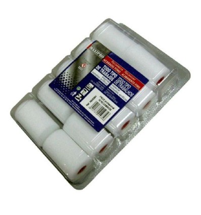 RODILLO PINT R/MINI 10 PZ 05 CM BL P/REC. PORO 0 RULO PLUMA