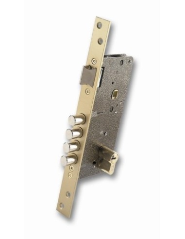 CERRADURA SEG. MAD.EMB. 700B-DS15 25X50MM C/CU 1 PUNTO ALU D