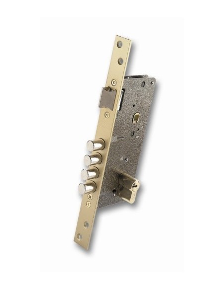 CERRADURA SEG. MAD.EMB. 700B-DS15 25X50MM C/CU 1 PUNTO ALU D