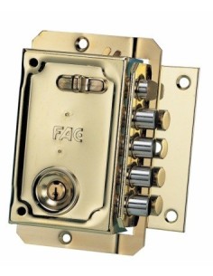 CERRADURA SOBR. S-90 144X90MM PIC/4PAS DCHA BOMB.50MM DORADO