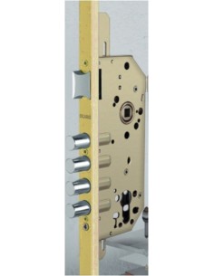 CERRADURA SEG. MAD.EMB. 1049R12350RL ORO MAT 1P OCARIZ
