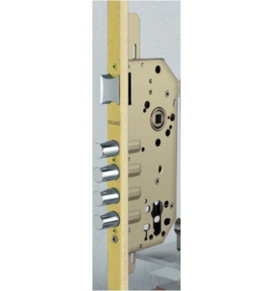CERRADURA SEG. MAD.EMB. 1049R12350RL ORO MAT 1P OCARIZ