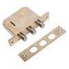 Cerradura madera embutir 480b dorado