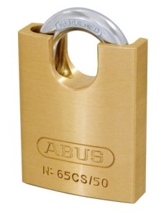 CANDADO SEG 50MM ARCO CORTO PROTEGIDO LAT LATON ABUS 65CS/50