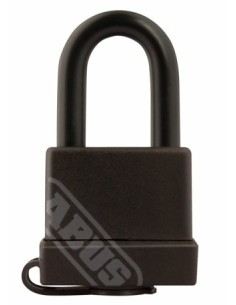 CANDADO SEG. 35MM ARCO LARGO TAPA PROTECTORA ALU NEGRO ABUS