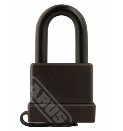 CANDADO SEG. 35MM ARCO LARGO TAPA PROTECTORA ALU NEGRO ABUS