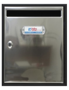 BUZON EXTER. VERT BTV INOX TEIDE 05866