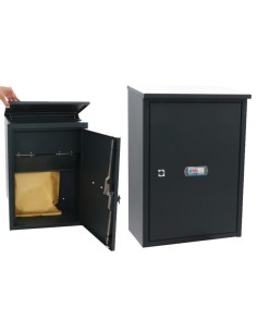 BUZON EXTER. 535X370X200MM VERT BTV ACERO GRAFIT PACKET-BOX