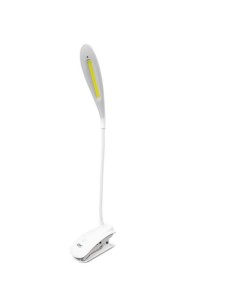 FLEXO LED PINZA 3W 140LM 6400K BL AJUST. EDM